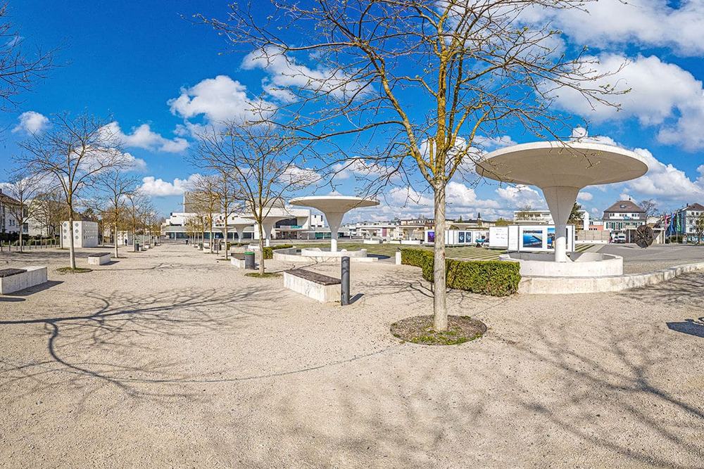 Blick auf Darmstadt