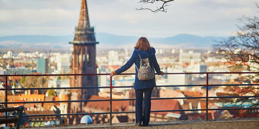 Blick auf Freiburg im Breisgau