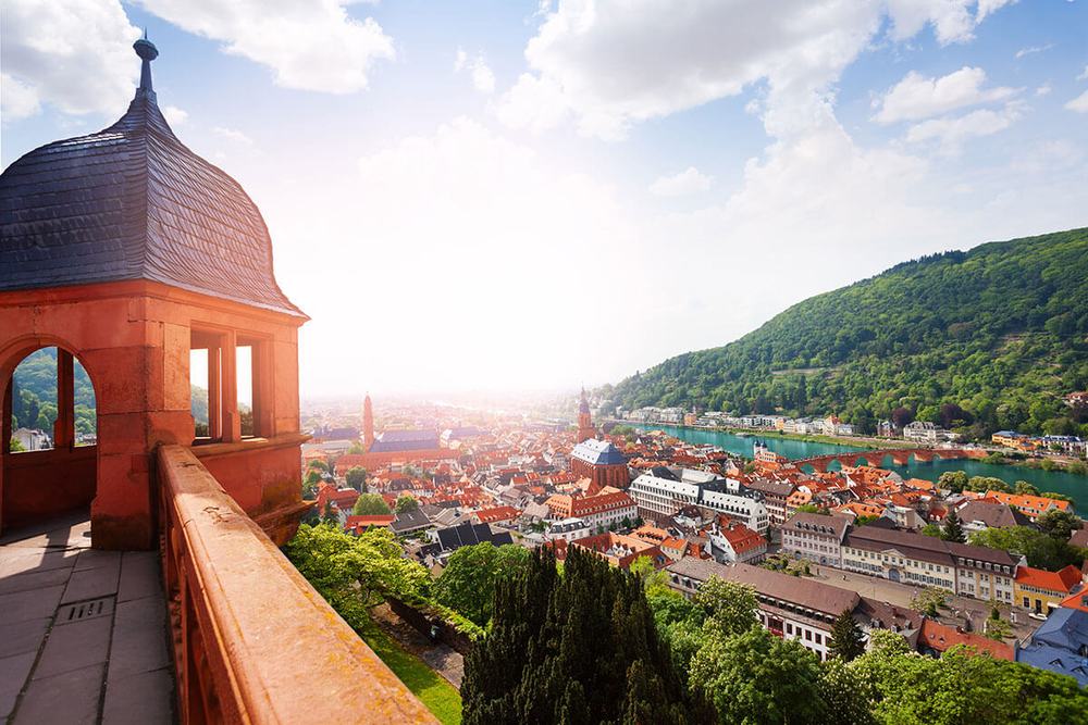 Blick auf Heidelberg