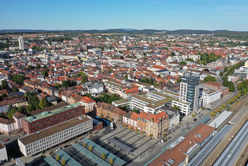Blick auf Kaiserslautern