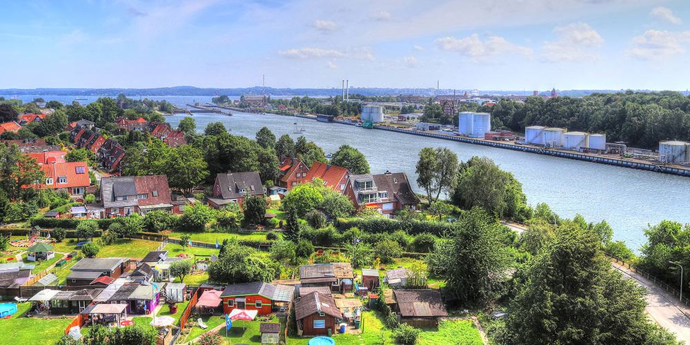 Blick auf Kiel