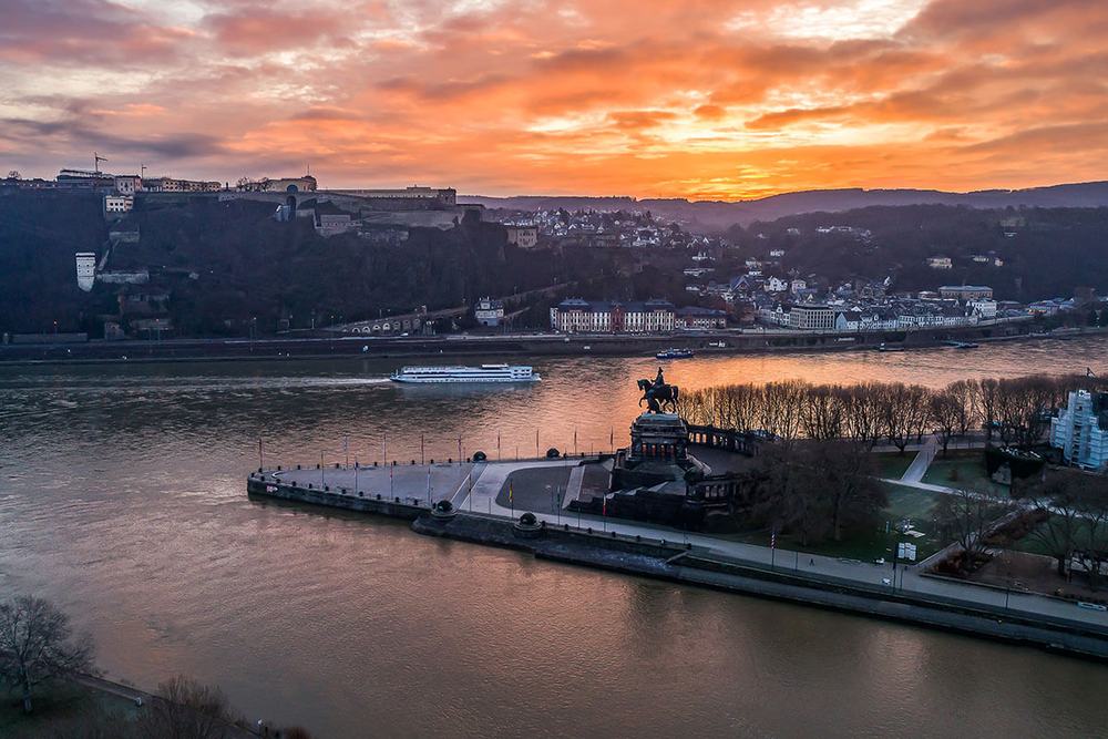 Blick auf Koblenz