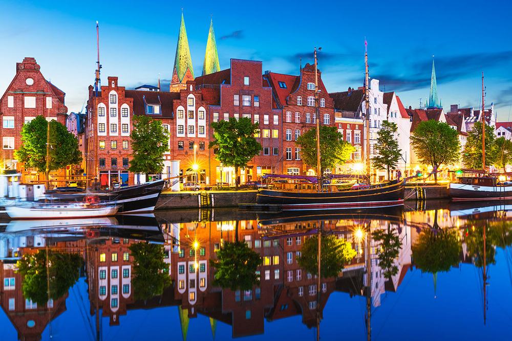 Blick auf Lübeck