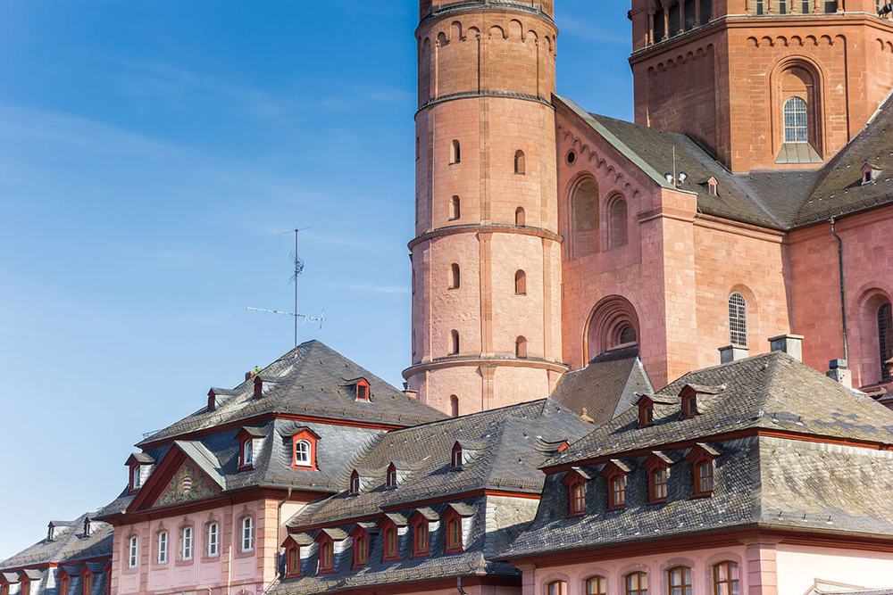 Blick auf Mainz