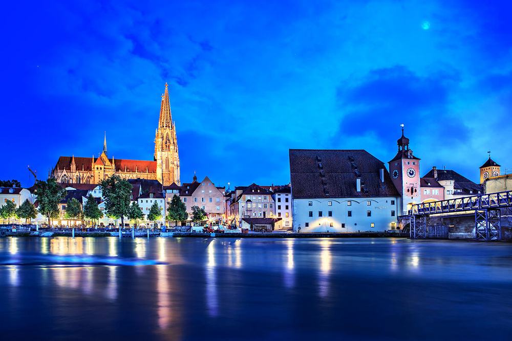 Blick auf Regensburg