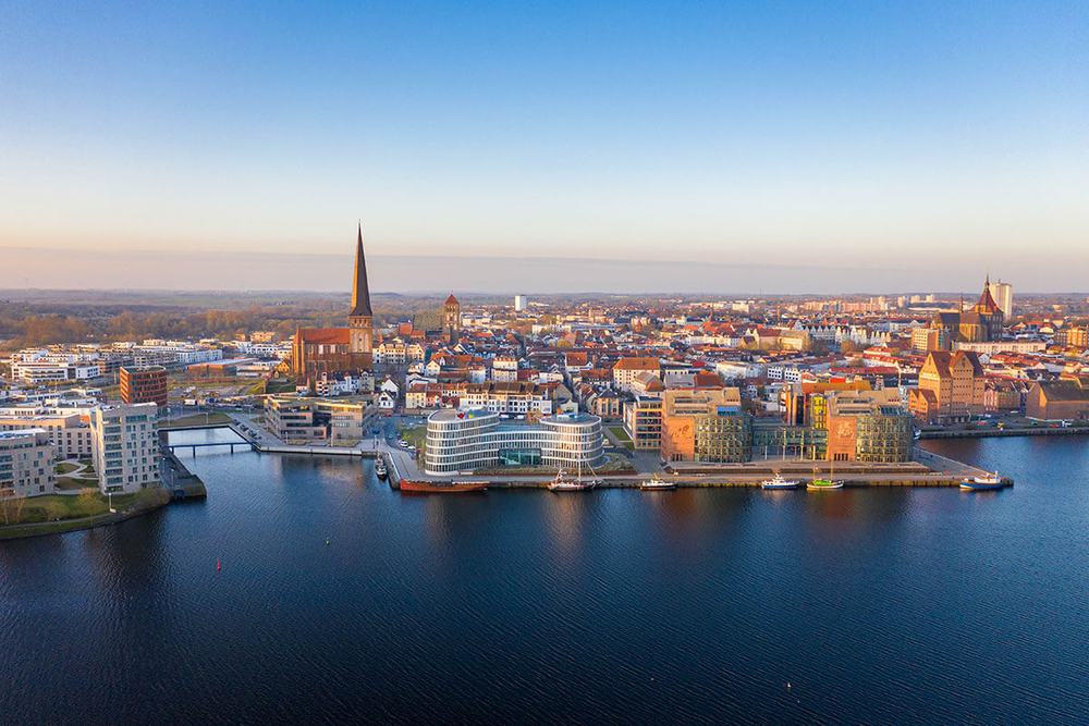 Blick auf Rostock