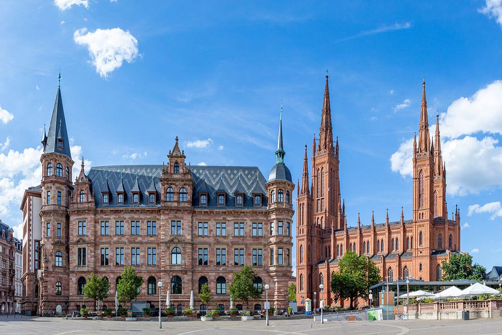 Blick auf Wiesbaden